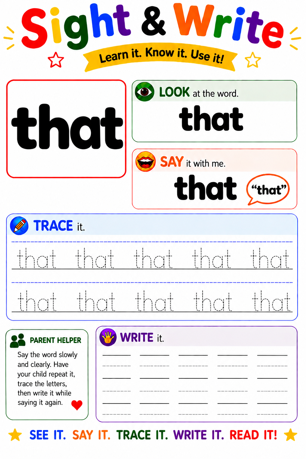 TINKY’S Sight & Write