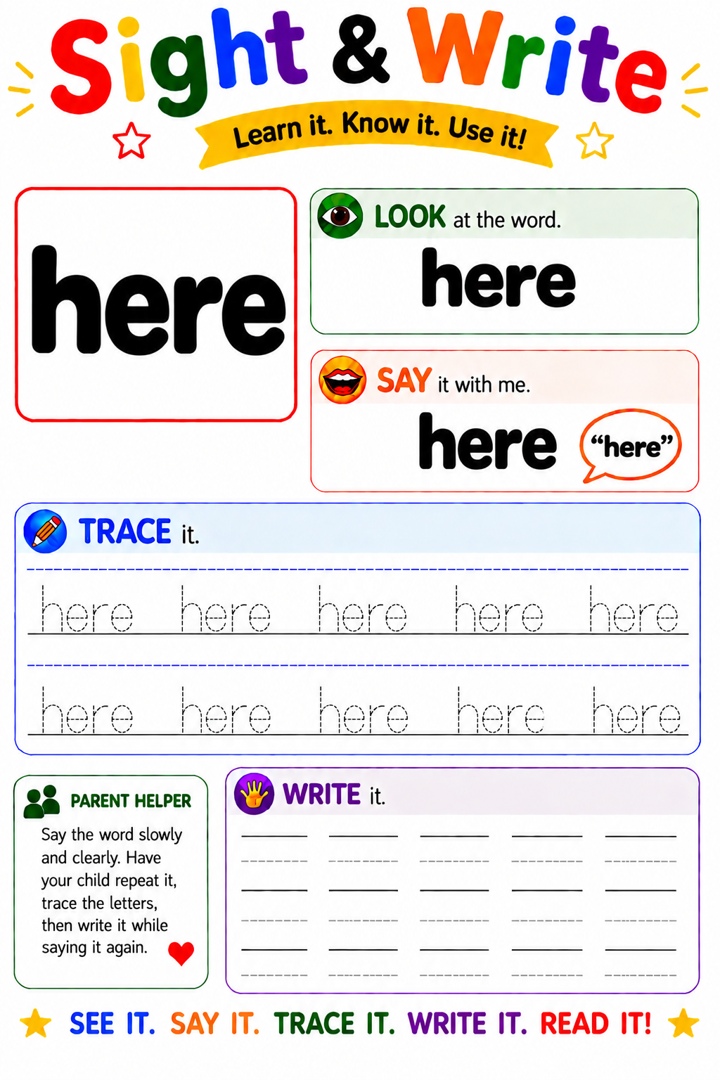 TINKY’S Sight & Write