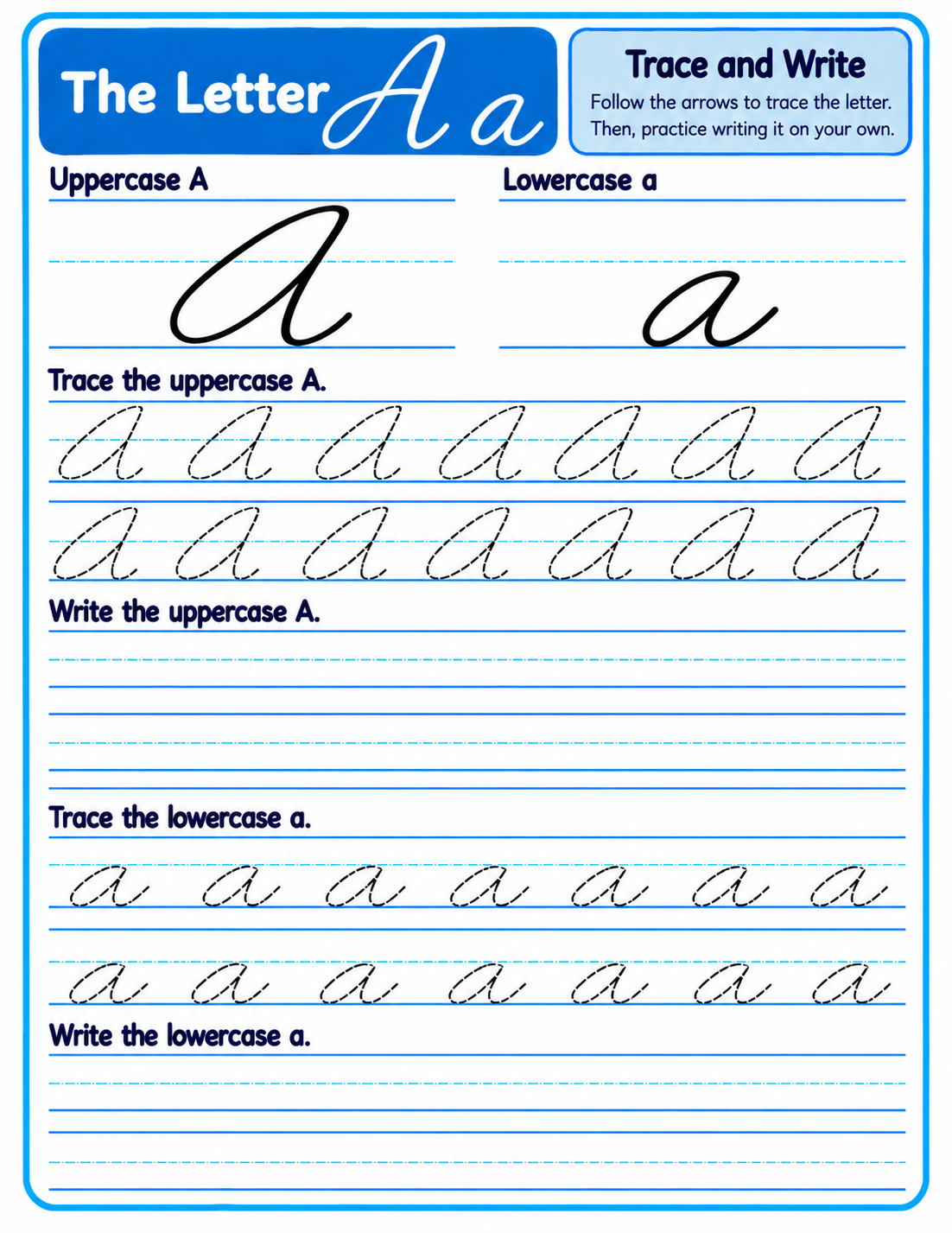 TINKY’S Let’s Write Cursive