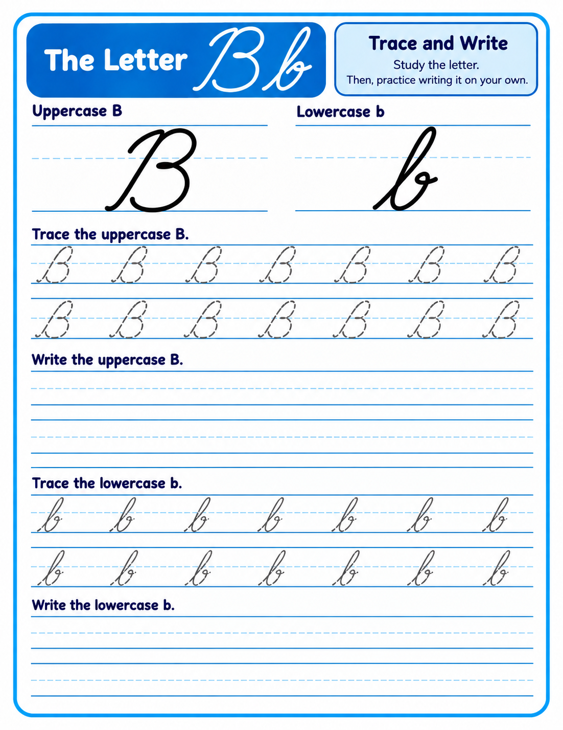 TINKY’S Let’s Write Cursive